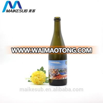 Sublimation 550ml glass bottle winebottle glass beverage bottle